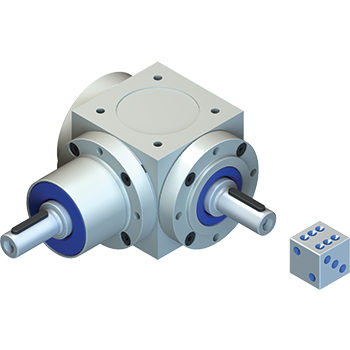 Bevel gearbox, 3D CAD Model Library